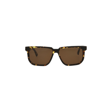 Bottega Veneta Square Sunglasses — Brown