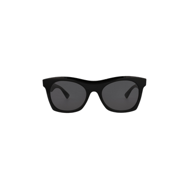 Bottega Veneta Square Sunglasses — Black