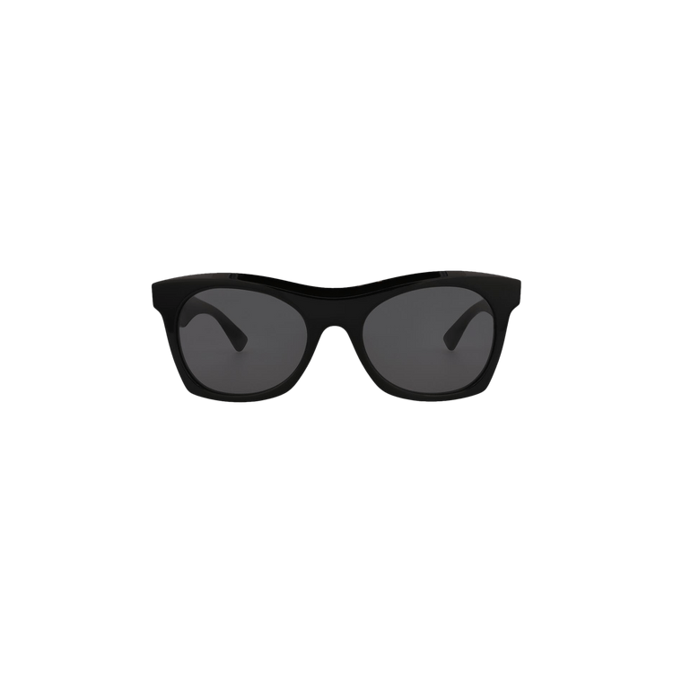 Bottega Veneta Square Sunglasses — Black