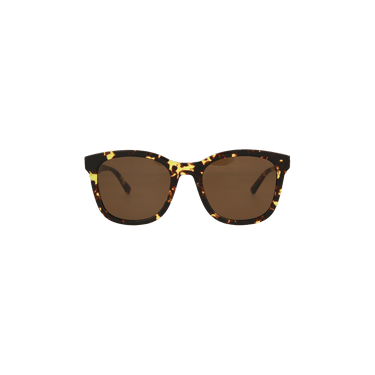 Bottega Veneta Square Sunglasses — Brown