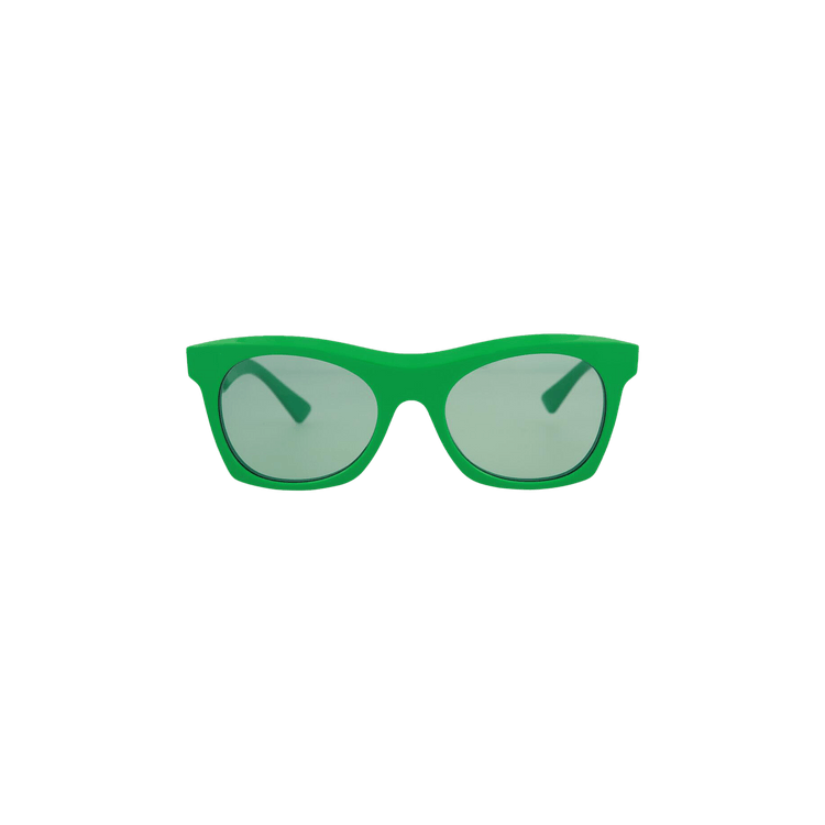 Bottega Veneta Square Sunglasses — Green