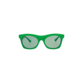 Bottega Veneta Square Sunglasses — Green