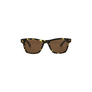 Bottega Veneta Square Sunglasses — Brown