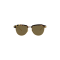 Bottega Veneta Half Frame Sunglasses — Brown