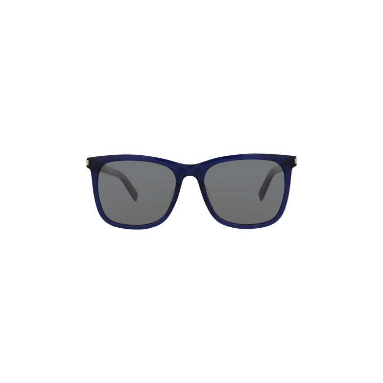 Saint Laurent Square Sunglasses — Blue