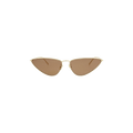 Saint Laurent Cat Eye Sunglasses — Gold