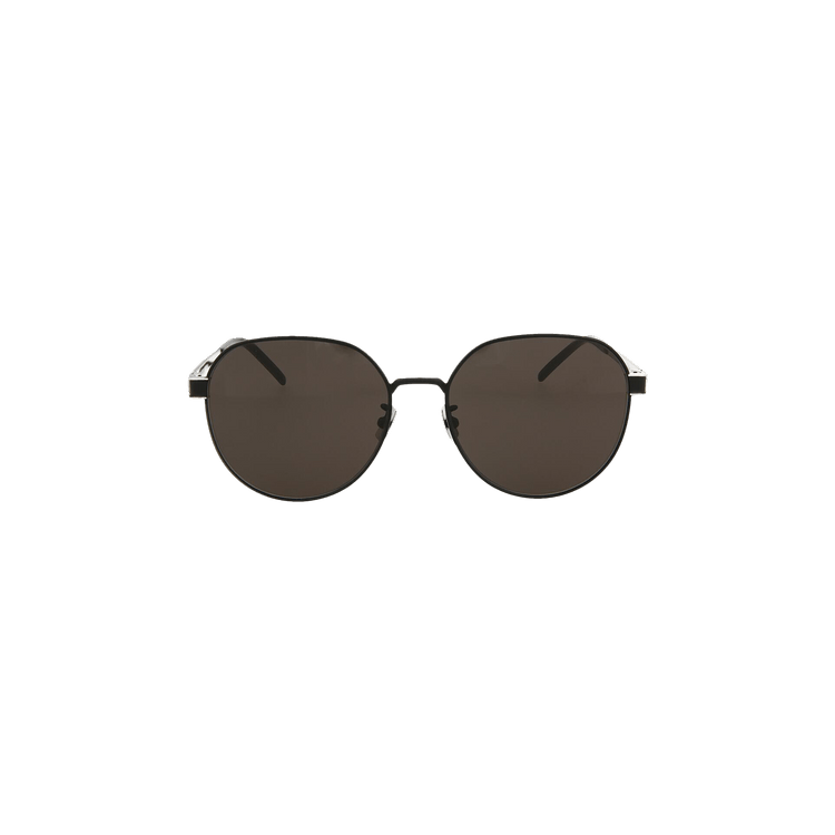 Saint Laurent Round Sunglasses — Black