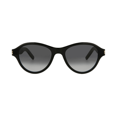 Saint Laurent Round Sunglasses — Black