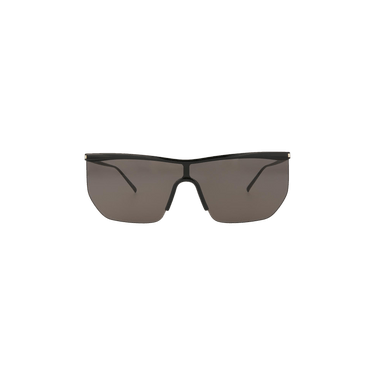 Saint Laurent Mask Sunglasses — Black