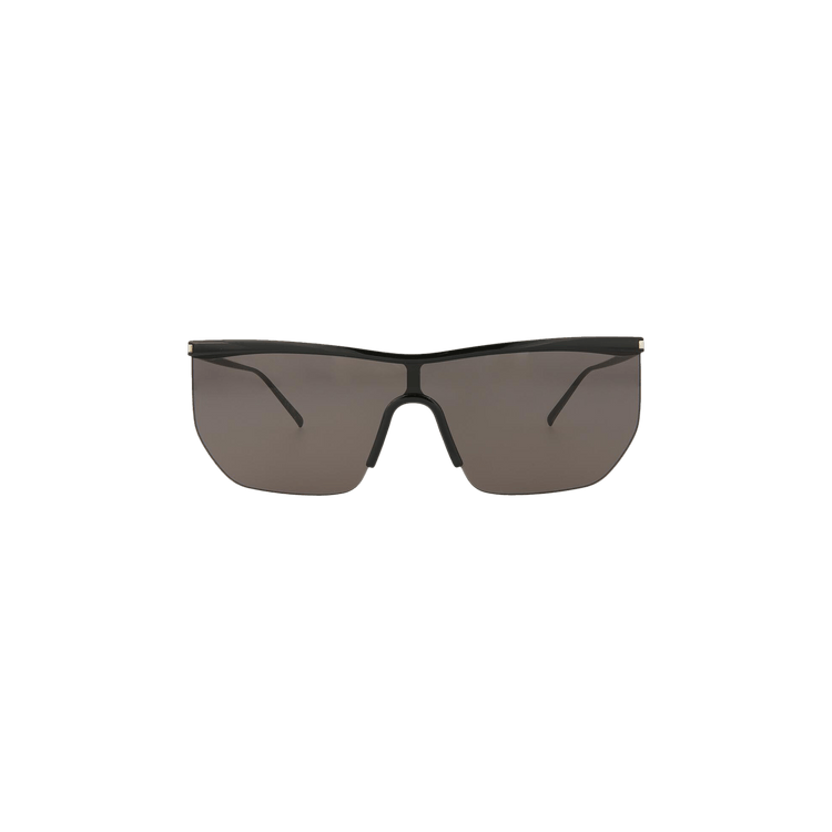 Saint Laurent Mask Sunglasses — Black