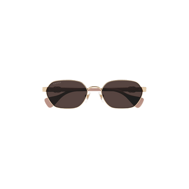 Gucci Sunglass Woman Metal — Gold