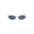 Jacquemus Ovalo Sunglasses — White
