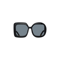Jacquemus Carre Rond Square Sunglasses — Black
