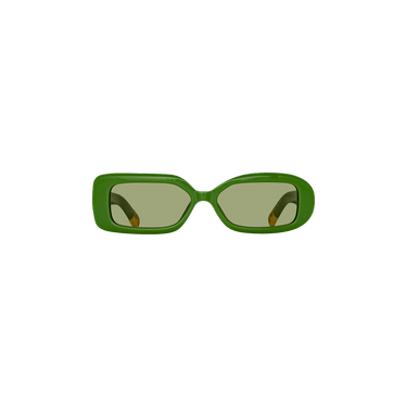 Jacquemus Rond Rectangular Sunglasses — Green