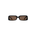 Jacquemus Azzurro Rectangular Sunglasses — Black