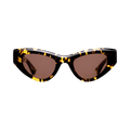Bottega Veneta Cat Eye Sunglasses — Brown