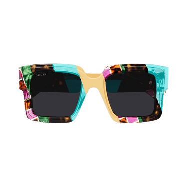 Gucci Square Sunglasses — Brown