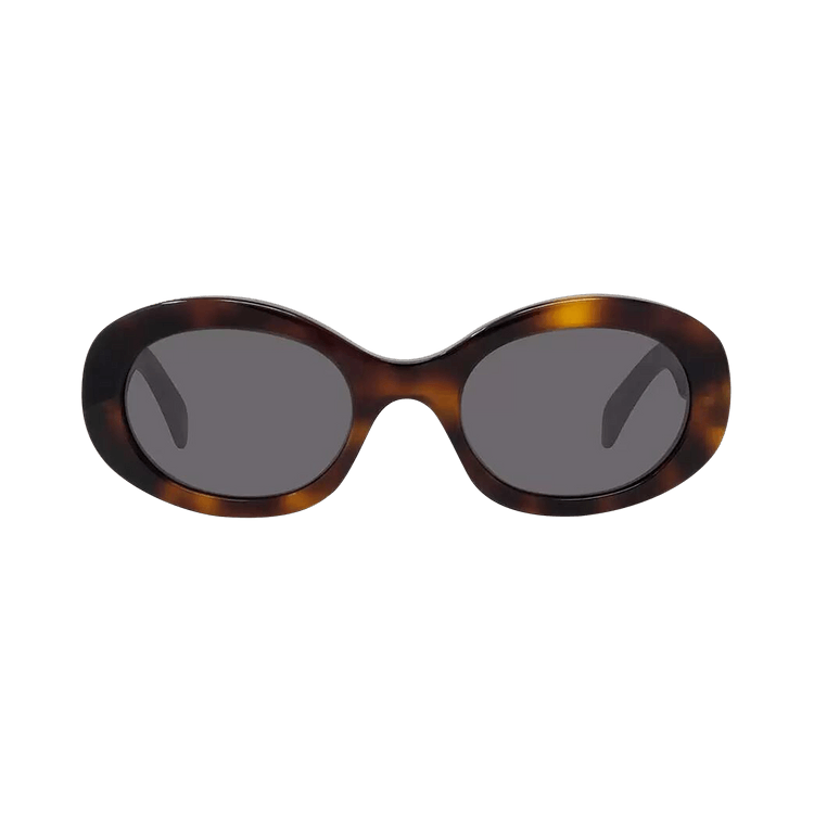 CELINE Oval Sunglasses — Brown