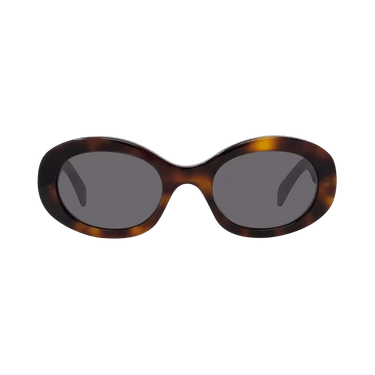 CELINE Oval Sunglasses — Brown