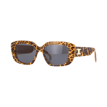 CELINE Square Sunglasses — Brown