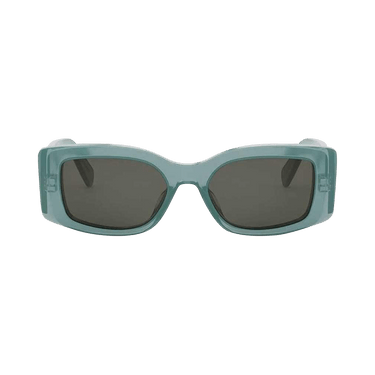 CELINE Square Sunglasses — Green