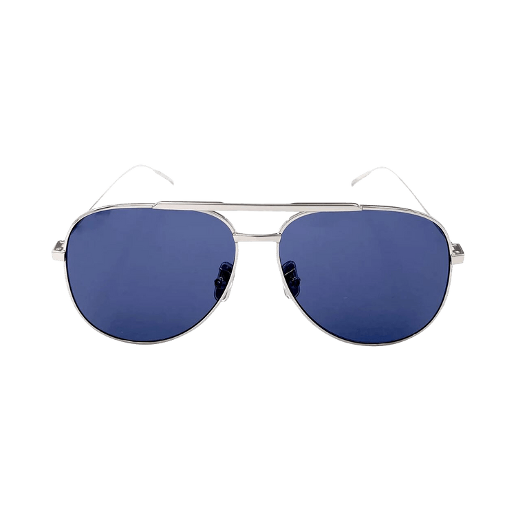 Givenchy Aviator Sunglasses — Silver