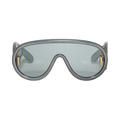 Loewe Paula's Ibiza Shield Sunglasses — Black