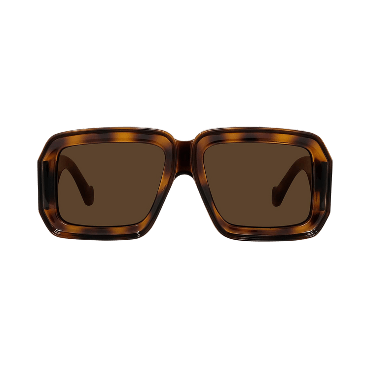 Loewe Paula's Ibiza Square Sunglasses — Brown