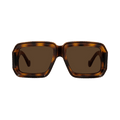 Loewe Paula's Ibiza Square Sunglasses — Brown