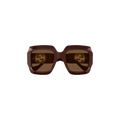 Gucci Square Sunglasses — Brown