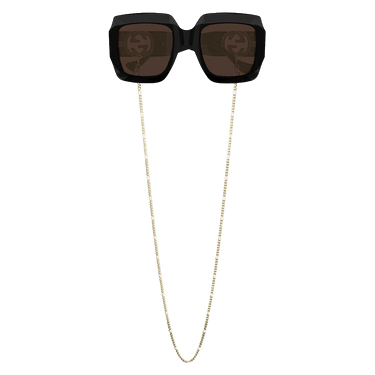 Gucci Square Sunglasses — Black