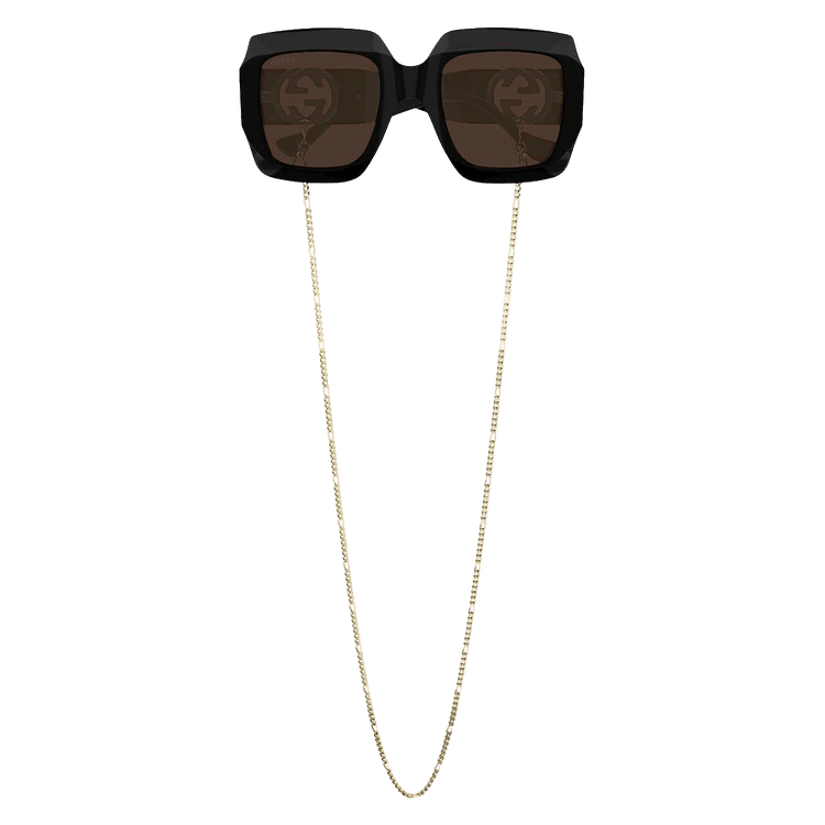 Gucci Square Sunglasses — Black