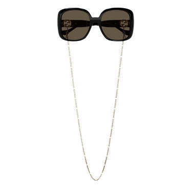 Gucci Square Sunglasses — Black