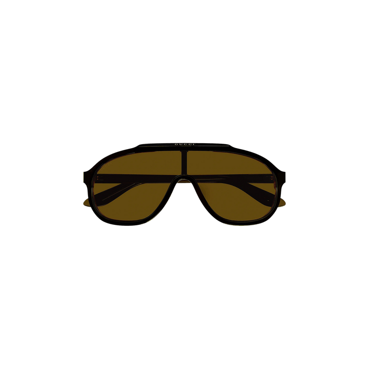 Gucci Shield Sunglasses — Black