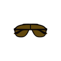 Gucci Shield Sunglasses — Black