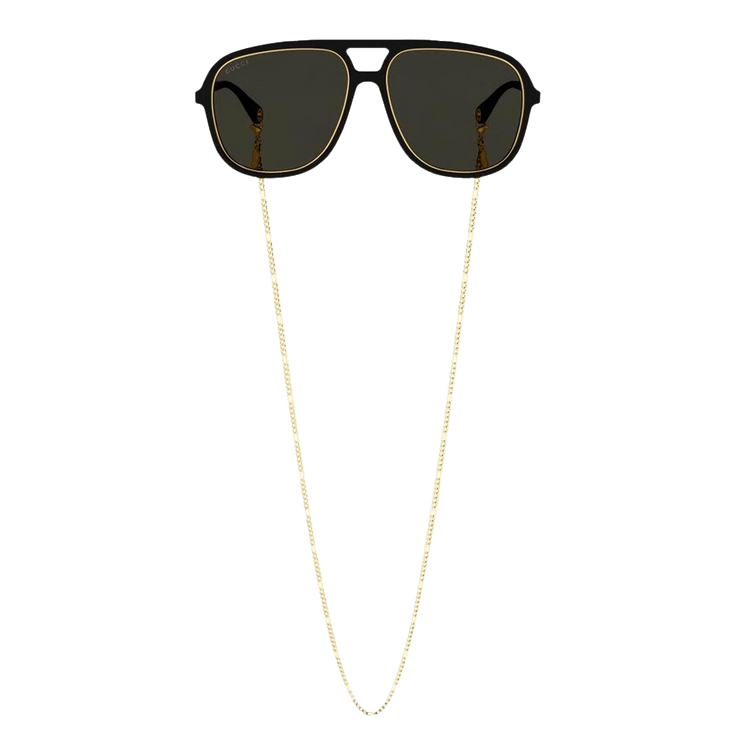 Gucci Round Sunglasses — Black