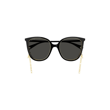 Gucci Round Sunglasses — Black