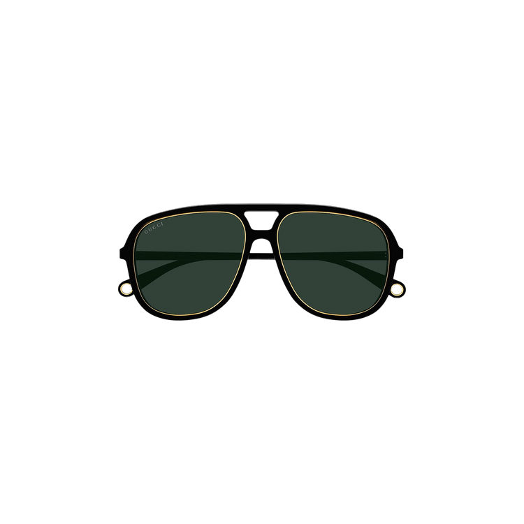 Gucci Round Sunglasses — Black