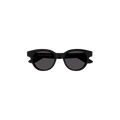 Alexander McQueen Round Sunglasses — Black