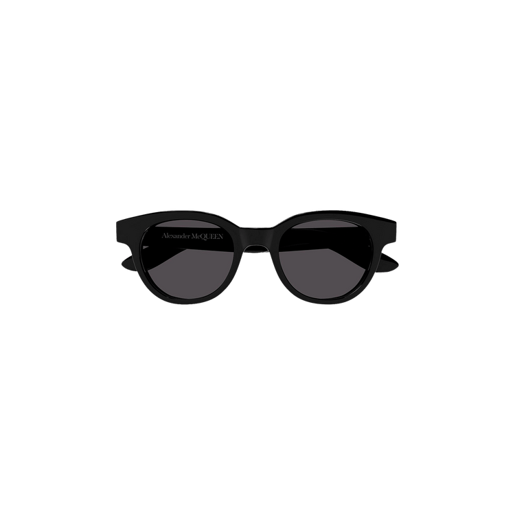 Alexander McQueen Round Sunglasses — Black