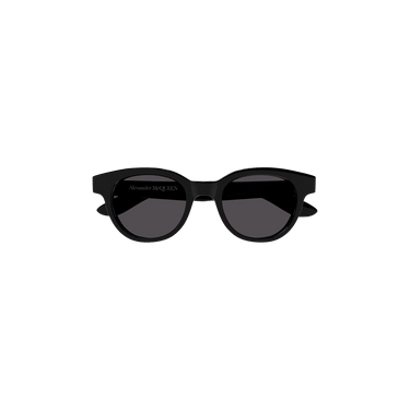 Alexander McQueen Round Sunglasses — Black