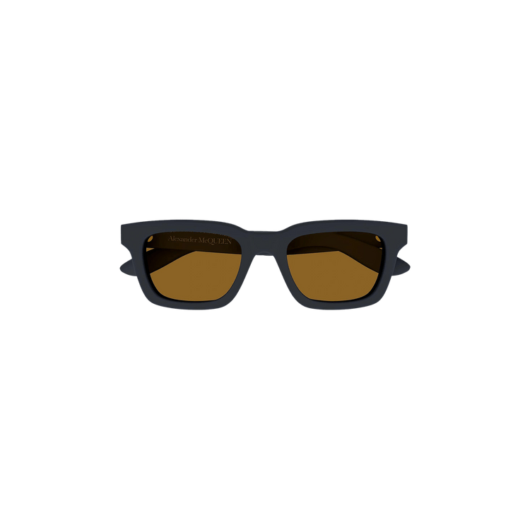 Alexander McQueen Square Sunglasses — Grey
