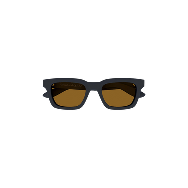 Alexander McQueen Square Sunglasses — Grey