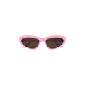 Balenciaga Cat Eye Sunglasses — Pink