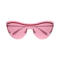 Alexander McQueen Shield Sunglasses — Silver