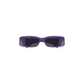 Balenciaga Rectangular Sunglasses — Purple