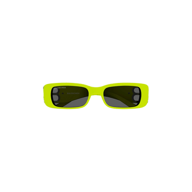 Balenciaga Rectangular Sunglasses — Yellow