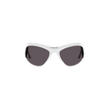 Balenciaga Cat Eye Sunglasses — White