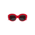 Balenciaga Cat Eye Sunglasses — Red