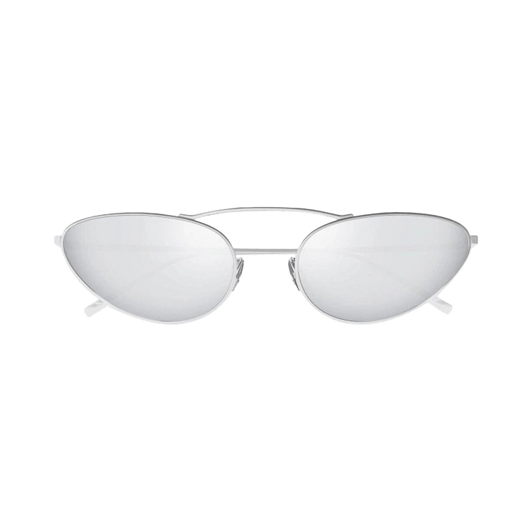 Saint Laurent Cat Eye Sunglasses — Silver